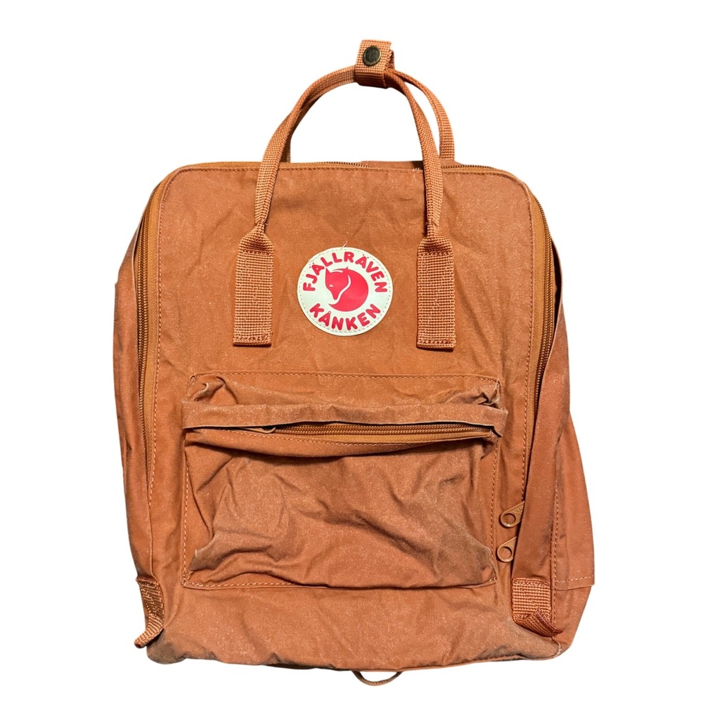 Fjällräven Kånken Classic 16L Terracotta Brown Backpack Vinylon F Sweden Logo